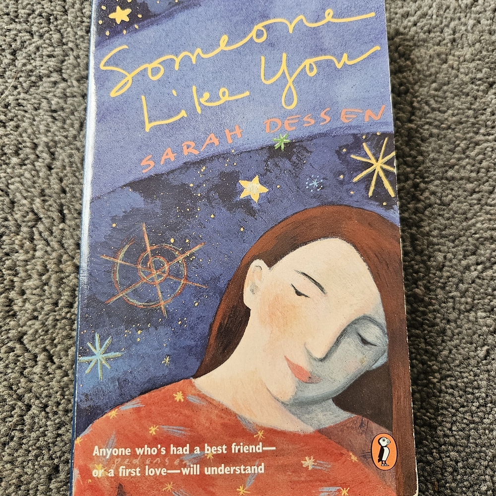 Sarah Dessen 'Someone Like You' Novel with Blue and Orange Cover
